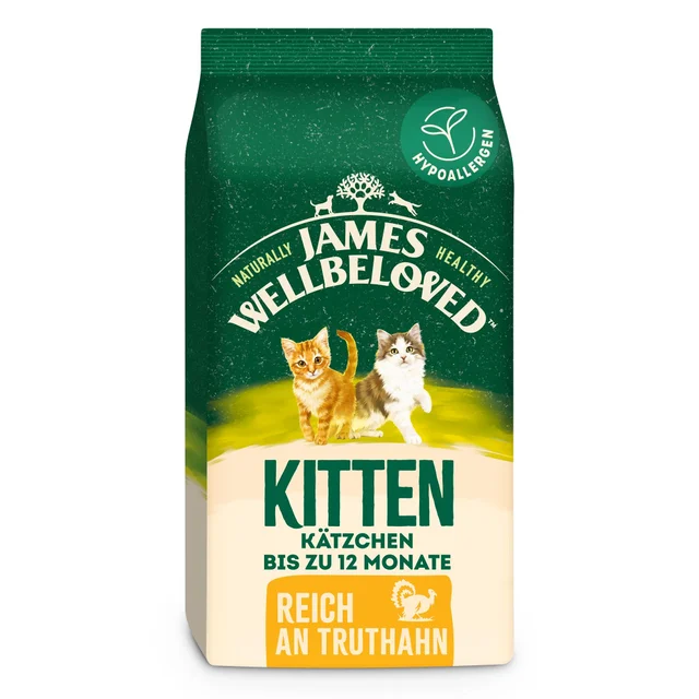Kitten Trocken reich an Truthahn